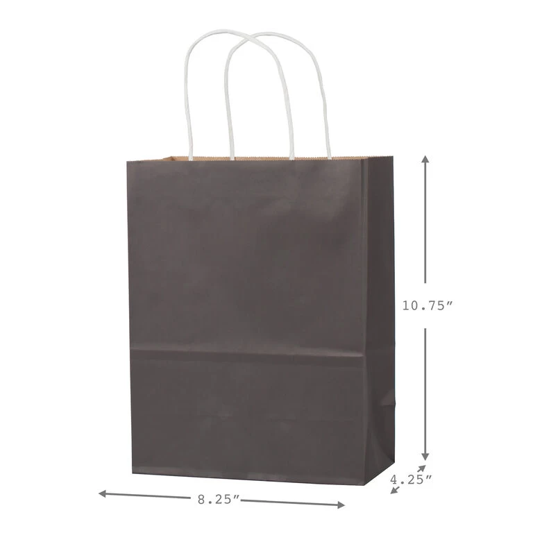 Hallmark 10.7" 12-Pack Assorted Kraft Paper Gift Bags - Image 3