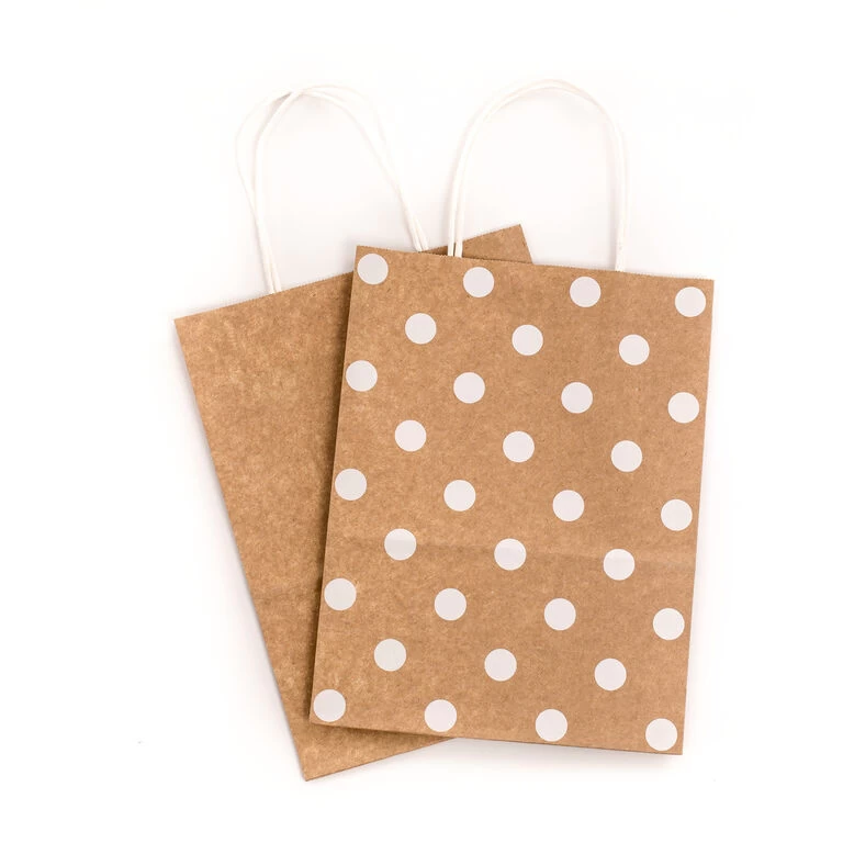 Hallmark 10.7" 12-Pack Assorted Kraft Paper Gift Bags - Image 4