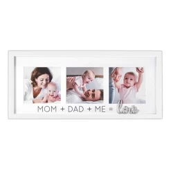 Malden 4x4 Mom, Dad And Me Wood Collage Picture Frame, 15x7