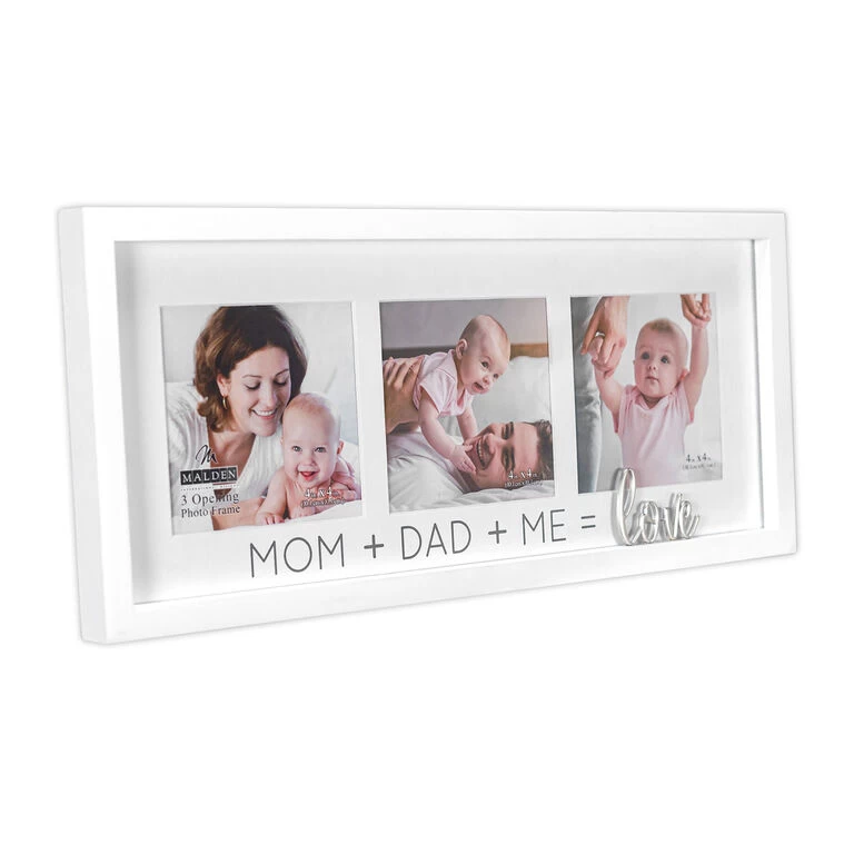 Malden 4x4 Mom, Dad And Me Wood Collage Picture Frame, 15x7 - Image 2