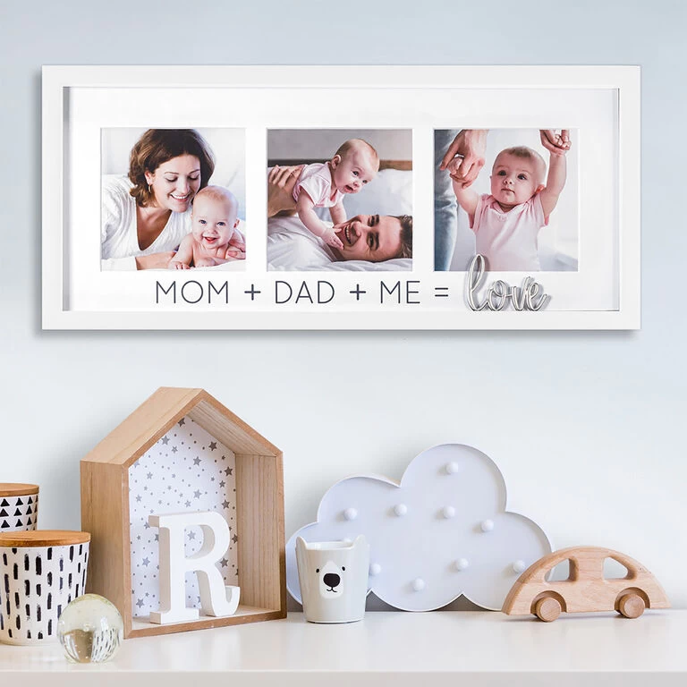 Malden 4x4 Mom, Dad And Me Wood Collage Picture Frame, 15x7 - Image 3