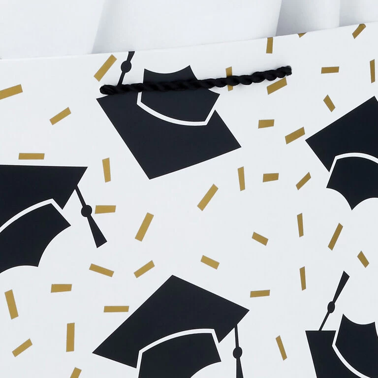 Hallmark 13" Assorted Grad Designs 3-Pack Large Gift Bags With Tissue Paper - Image 4