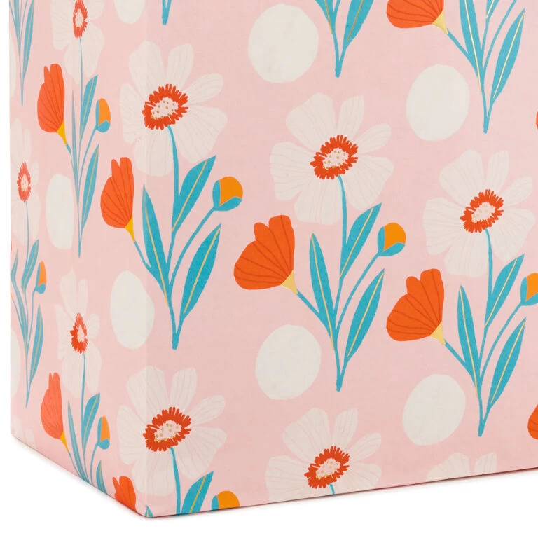 Hallmark Assorted Floral And Solid 8-Pack Medium And Large Gift Bags - Image 5