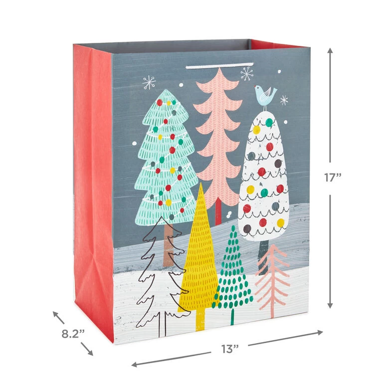 Hallmark 17" Assorted Mod Designs 3-Pack XXL Christmas Gift Bags - Image 3