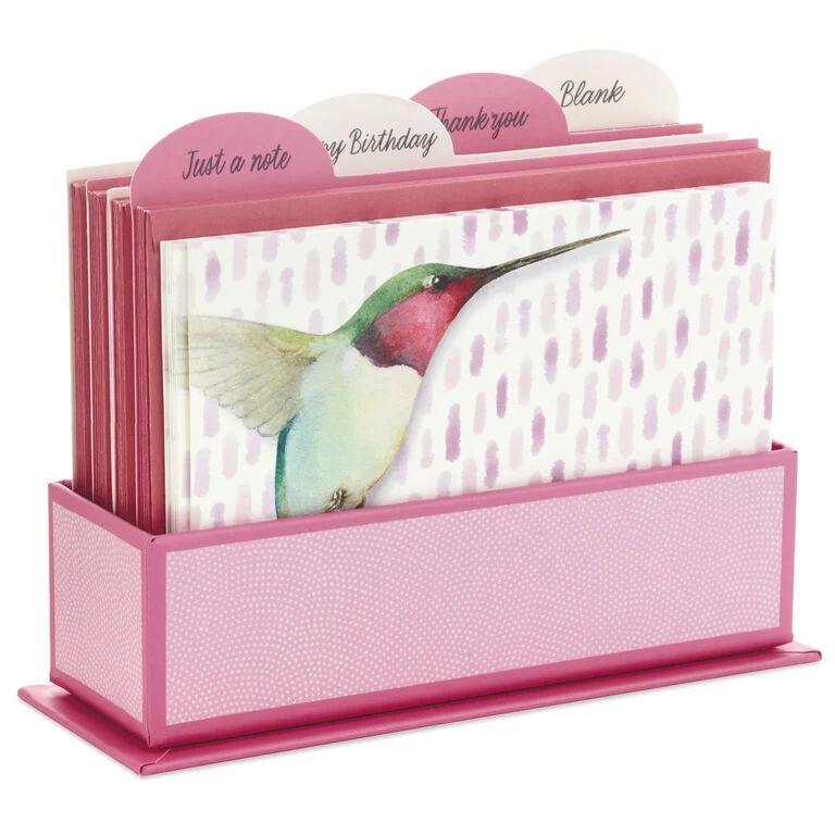 Hallmark Marjolein Bastin Assorted Blank Nature Note Cards In Caddy, Pack Of 24 - Image 8