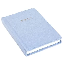 Hallmark Blue Chambray Address Book