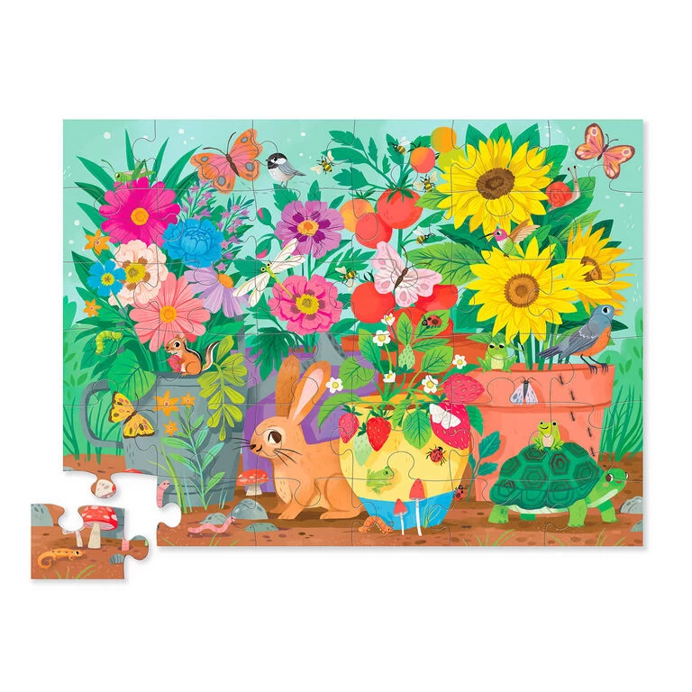 Crocodile Creek Garden Friends 36-Piece Floor Puzzle - Image 2