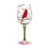 Enesco Lolita Cardinal Beauty Handpainted Wine Glass, 15 Oz.