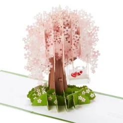 Hallmark One And Only Love Cherry Blossoms 3D Pop-Up Valentine's Day Card