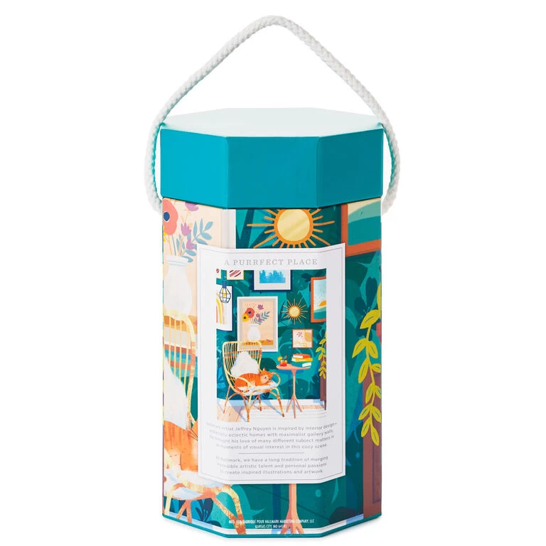 Hallmark A Purrfect Place 550-Piece Jigsaw Puzzle - Image 3