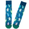 Hallmark Dancing Sharks Fun Crew Socks