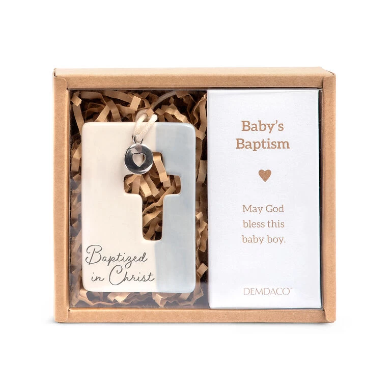 Demdaco Blue Baptism Token - Image 2