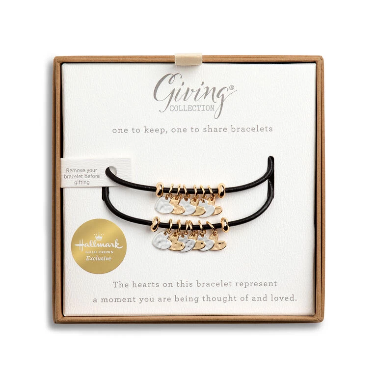 Demdaco Giving Collection Heart Charm Bracelets, Set Of 2 - Image 2