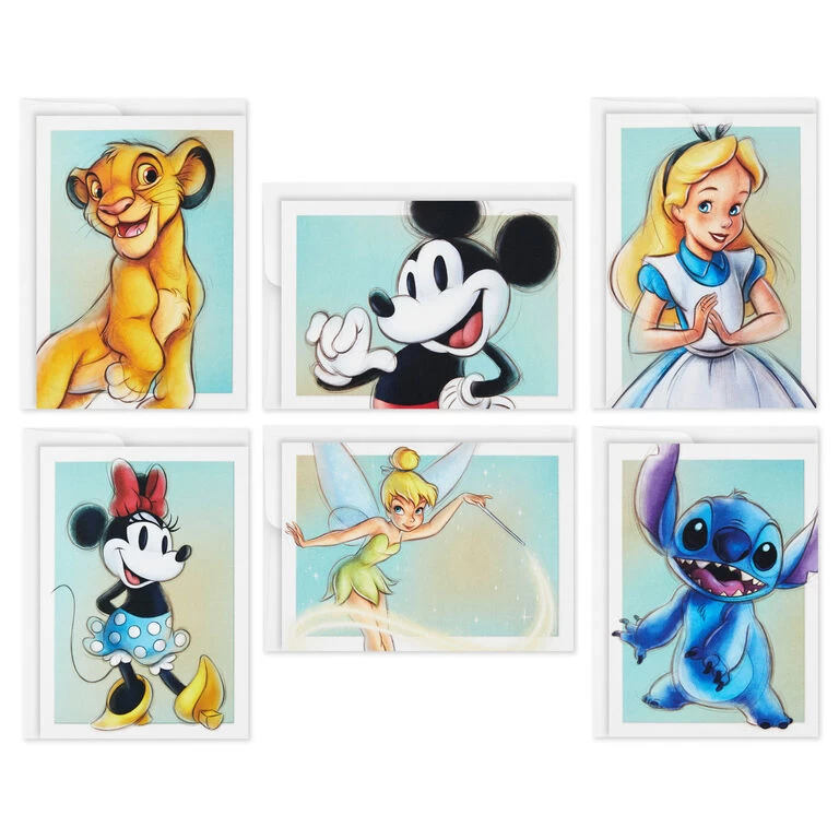 Hallmark Disney 100th Anniversary Boxed Blank Note Cards Assortment, Pack Of 24 - Image 2