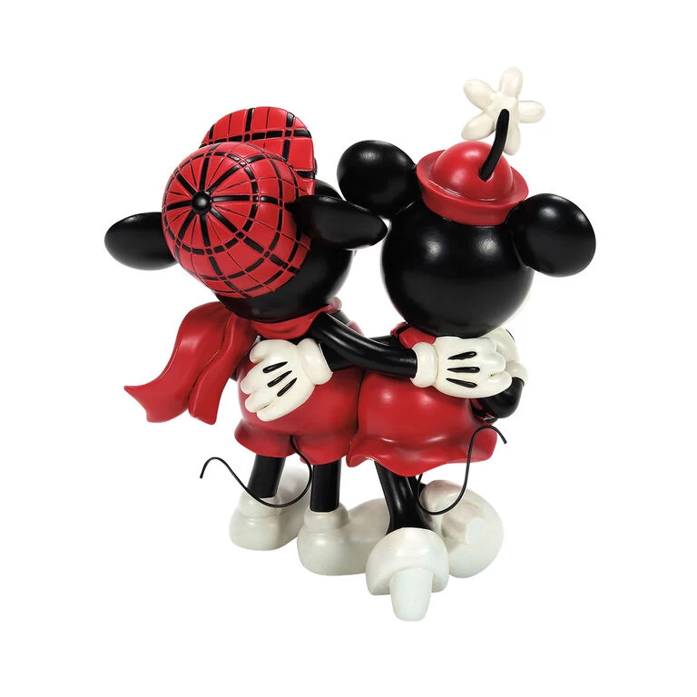 Enesco Disney Christmas Mickey And Minnie 2023 Figurine, 4" - Image 2