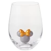 Hallmark Disney Minnie Mouse Ears Silhouette Stemless Glass, 13 Oz.