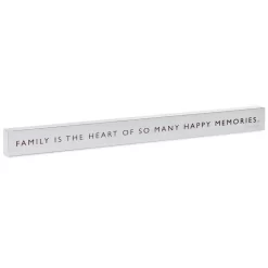 Hallmark Family Is The Heart Wood Quote Sign, 23.5x2