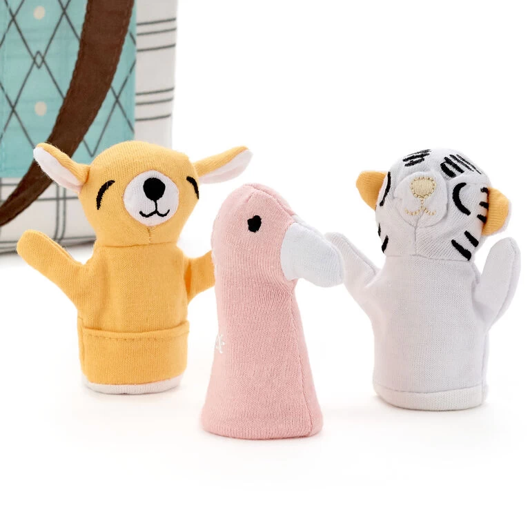 Hallmark My Zoo Activity Bag With Finger Puppets - Image 2