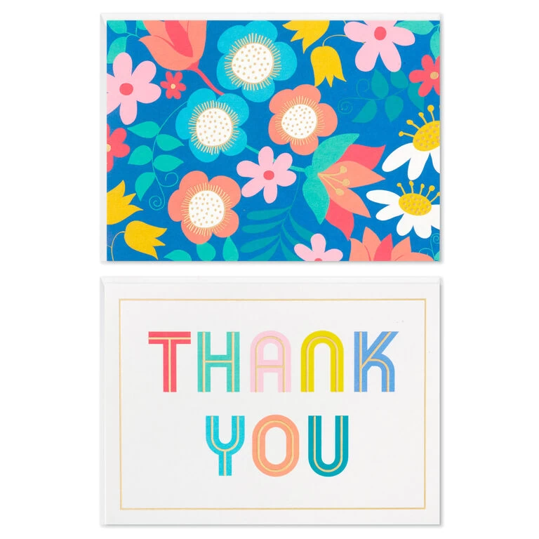 Hallmark Floral And Lettering Bulk Blank Note Cards, Pack Of 50 - Image 2