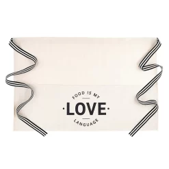 Food Is My Love Language Waist Apron