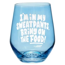 Hallmark Friends Bring On The Food Stemless Wine Glass, 16 Oz.