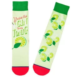 Hallmark You’re The Gin To My Tonic Fun Crew Socks
