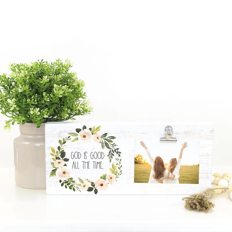 God Is Good Clip Picture Frame, 3x5 - Image 2