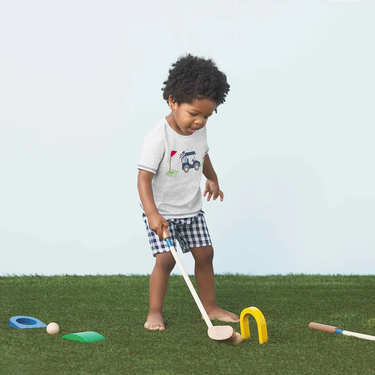 Mud Pie Golf Wood Toy Set, 7 Pieces - Image 3