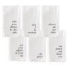 Good Manners White Cloth Napkins, Set Of 6