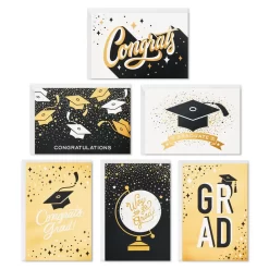 Hallmark Confetti Celebration Assorted Graduation Cards, Pack Of 36