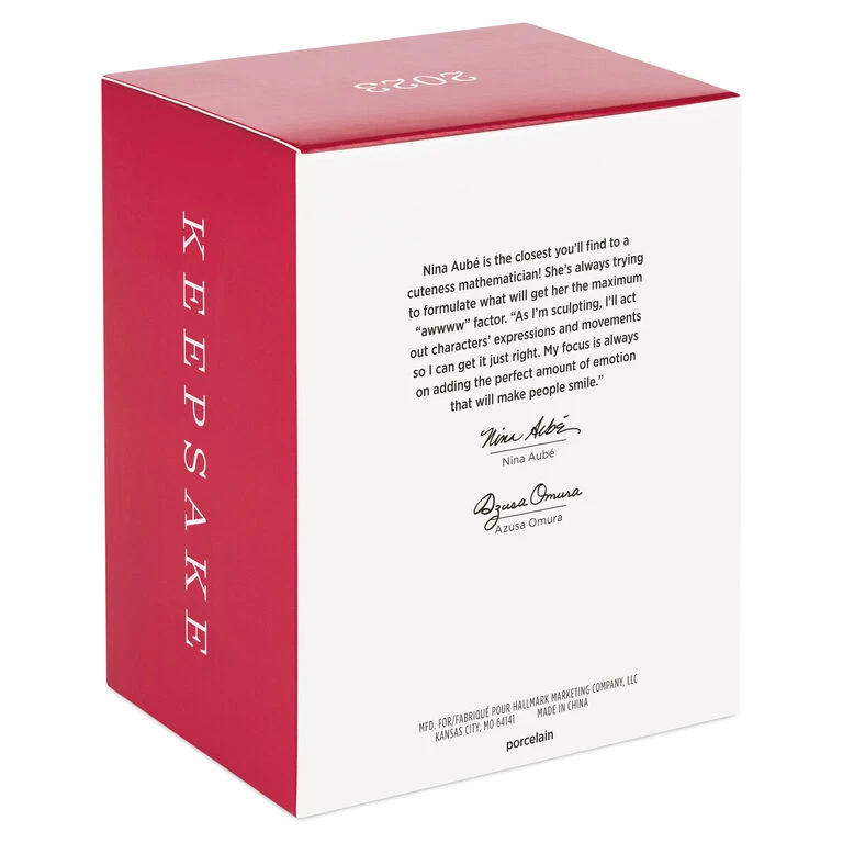 Hallmark Grandbaby's First Christmas Pea In A Pod 2023 Porcelain Ornament - Image 5