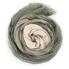 Green And White Ombre Faith Scarf