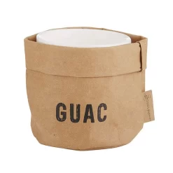 Guac Ceramic Dish And Washable Paper Holder