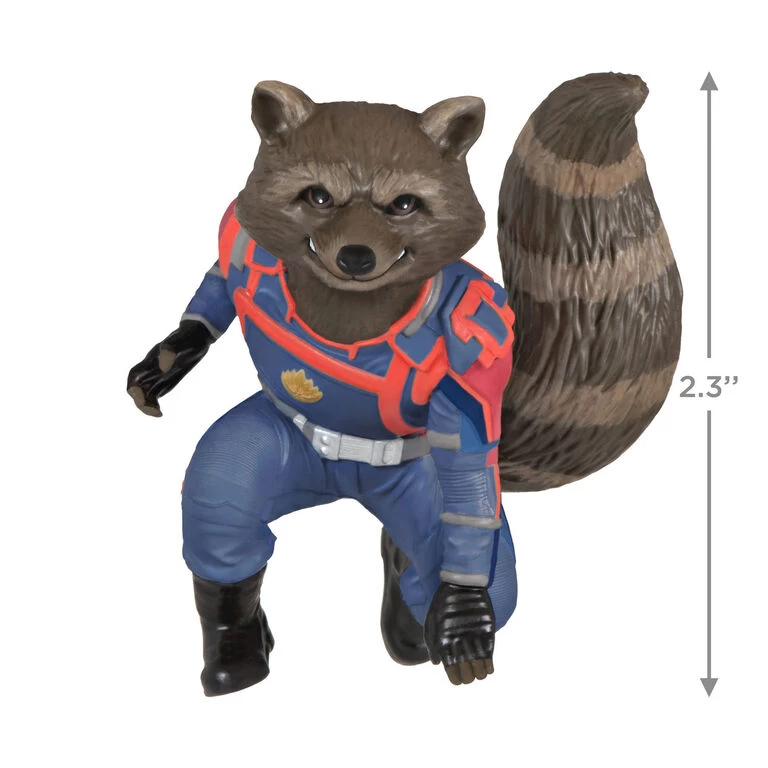 Hallmark Marvel Studios Guardians Of The Galaxy Vol. 3 Rocket Ornament - Image 3