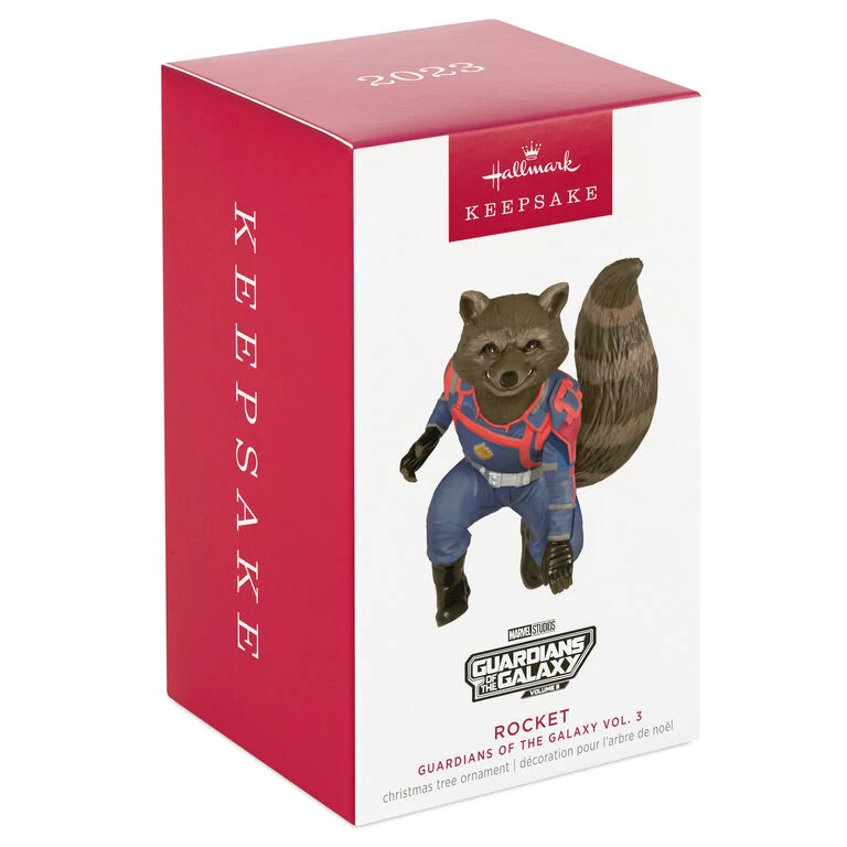 Hallmark Marvel Studios Guardians Of The Galaxy Vol. 3 Rocket Ornament - Image 4