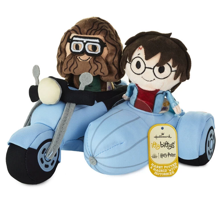 Hallmark Itty Bittys® Harry Potter™ And Hagrid™ With Motorbike Plush, Set Of 3 - Image 2