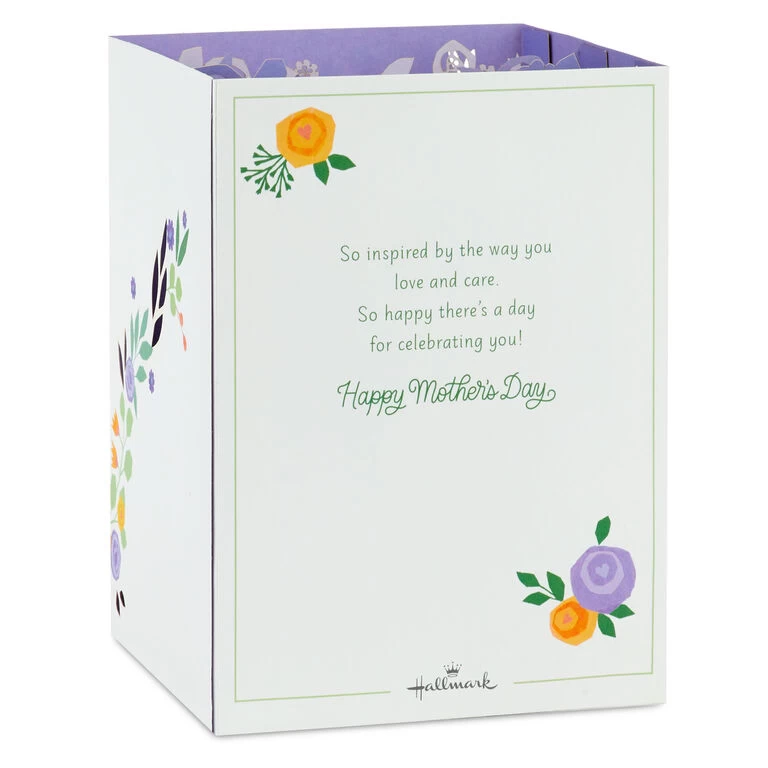 Hallmark You Are Loved 3D Pop-Up Musical Mother's Day Card With Light - Image 2