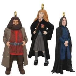 Hallmark Mini Harry Potter™ Hermione™, Hagrid™ And Snape™ Metal Ornaments, Set Of 3