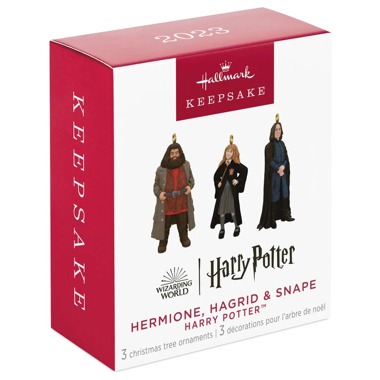 Hallmark Mini Harry Potter™ Hermione™, Hagrid™ And Snape™ Metal Ornaments, Set Of 3 - Image 6