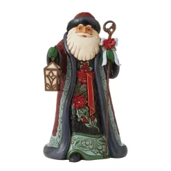 Enesco Jim Shore Holiday Manor Santa Figurine, 10.04"