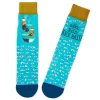 Hallmark Kick Bass Fishing Funny Crew Socks