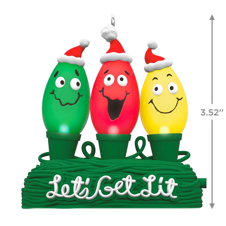 Hallmark Let's Get Lit Ornament With Light - Image 3