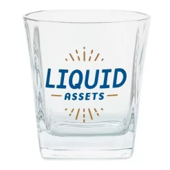 Hallmark Liquid Assets Lowball Glass, 15 Oz.