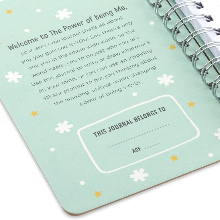 Hallmark Little World Changers™ The Power Of Being Me Prompted Journal With Stickers - Image 6