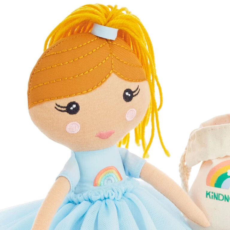 Hallmark Little World Changers™ And Kind Culture Co. The Doll Kind Light Skin Girl, 12" - Image 2