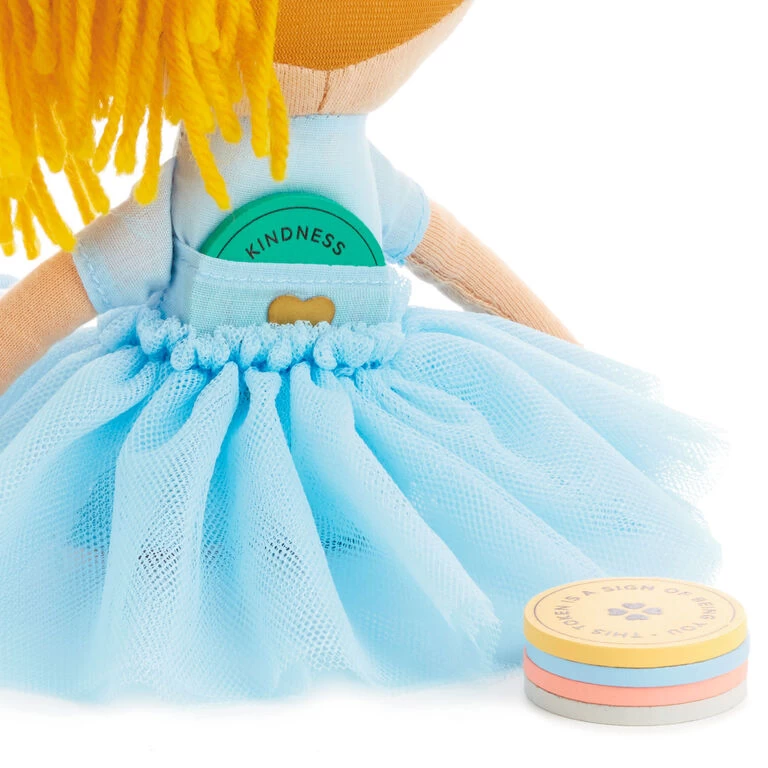 Hallmark Little World Changers™ And Kind Culture Co. The Doll Kind Light Skin Girl, 12" - Image 3