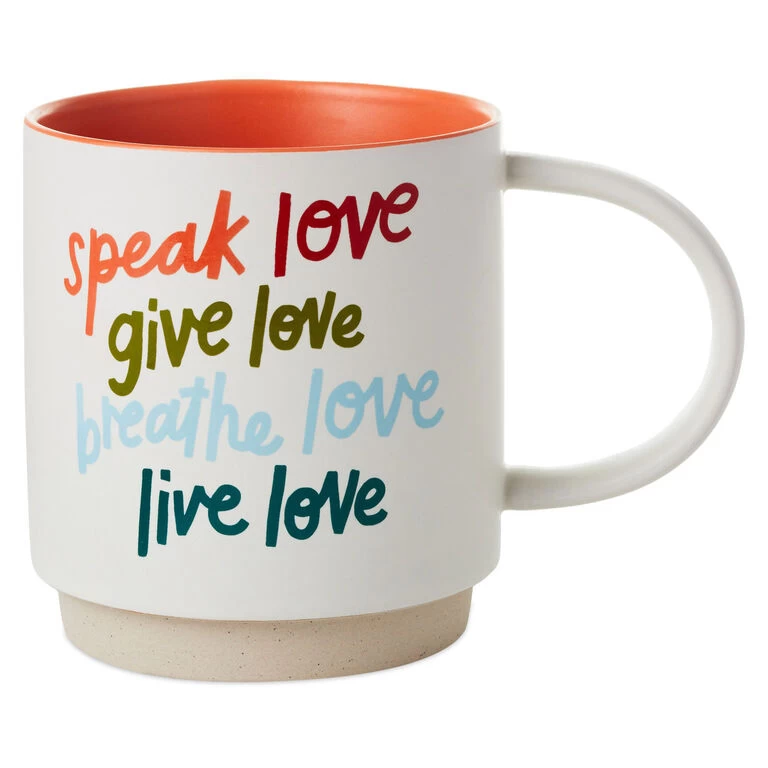Hallmark Live Love Mug, 16 Oz.