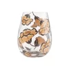 Enesco Lolita Jungle Beauty Handpainted Stemless Wine Glass, 20 Oz.