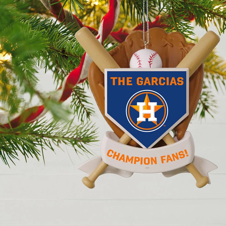 MLB Baseball Personalized Ornament, Astros™ - Image 2