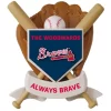 MLB Baseball Personalized Ornament, Braves™